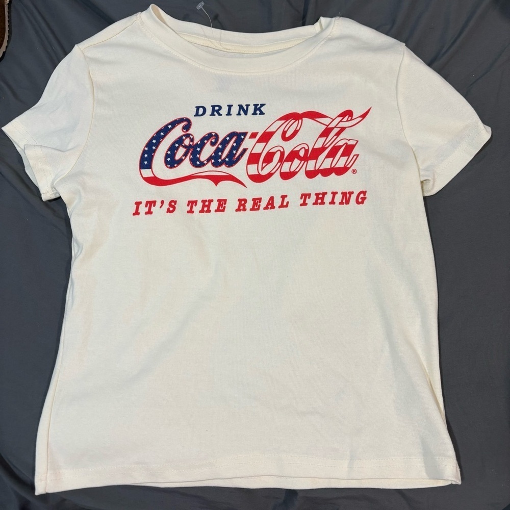 pacsun 4th of july coca cola tee